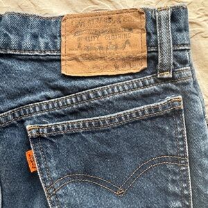 Late 1980s vintage Levi’s orange tab jeans